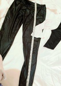 Very Amazing N Beautiful Leather Pant With Top