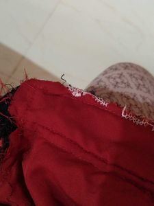 Red Embroidered Anarkali Suit Set