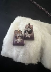 Stunning Amethyst &amp; Diamond Necklace Set