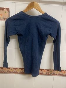 Classic Blue Long Sleeve Top