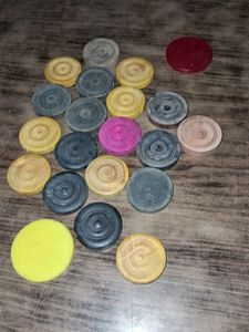 Vintage Checkers Game Pieces