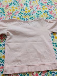 Baby Hug Full Sleeves T Shirt For Girls 2-3yrs