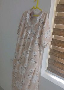 Comfortable Floral Nightgown