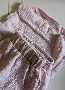 Pink Wide Leg Trousers
