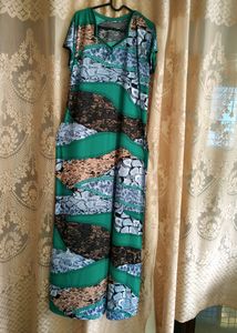 Jersey Printed Nighty.