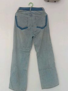 Light Wash Wide Leg Jeans