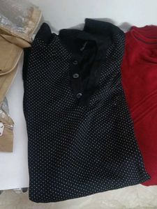 Black Polka Dot Shirt any 1