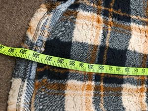 Plaid Fleece Shirt Jacket