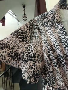Leopard Print Midi Dress