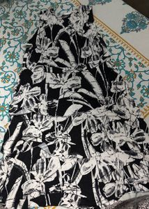 Chic Black &amp; White Tiered Dress