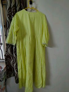 Elegant Yellow Shiny Kurta 💛 ☀️