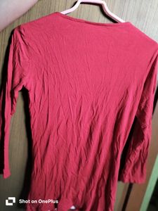 Red Wrap Top