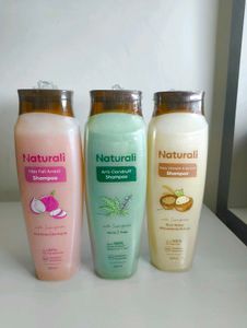 New Naturali anti dandruff Shampoo Set