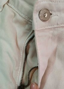 Cream Cargo Pants