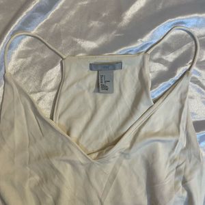 Cream Spaghetti Strap Camisole Top