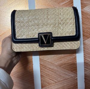 Victoria's Secret Straw Crossbody Bag