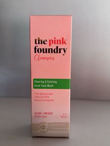 The Pink Foundry Clearing & Calming Acne Face Wash