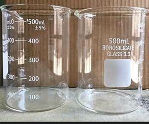 2 Borosilicate.3 Glass beaker