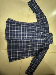 Classic Blue Plaid Women’s Shirt