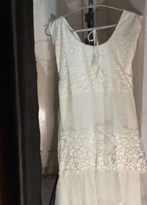Off-white Party Wear Gown