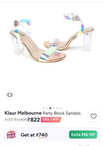 my foot Block Heel Sandals
