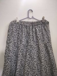 Animal Print Skirt
