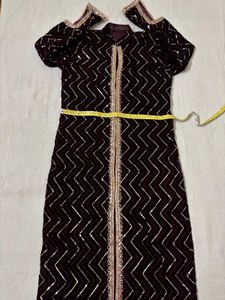 🆕Velvet Kurta Set with Dupatta
