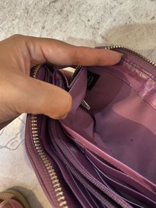 Authentic Coach Signature Cosmetic Pouch