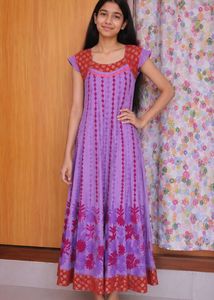 Beautiful Lavender Ethnic Gown