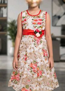 Girls Floral Party Dress