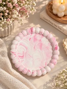 Pink Marble Trinket Dish