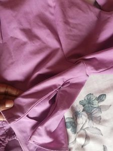 Lilac Ruched Front Shirt