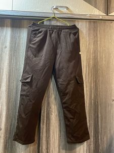 Brown Cargo Sweatpants