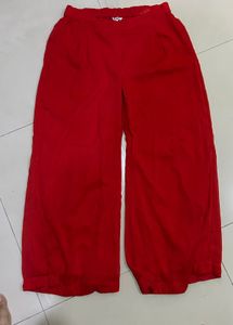 Red Palazzo Pants