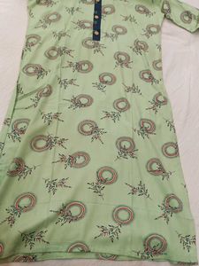 Light Green Printed Kurta