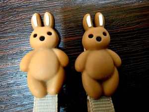 Cute Korean Hair Clips - 2 Pairs Set