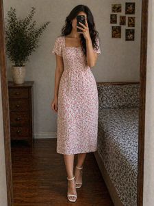 Floral Print Cottage Core Dress