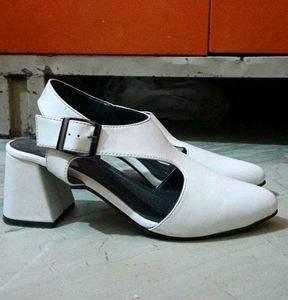 Elegant White Heels