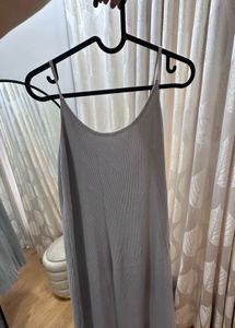 Knit Strappy Maxi Dress