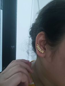 Elegant Gold Leaf Earrings