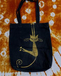 Cat Graphic Tote Bag