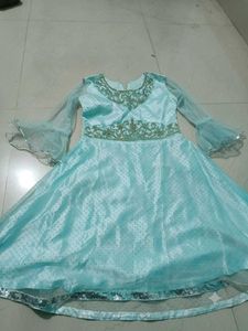 Beautiful Sky Blue sharara Set with dupatta