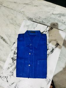 Blue Button-Down Shirt
