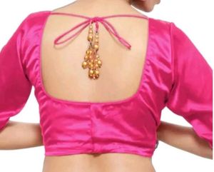 Stunning Pink Satin Blouse
