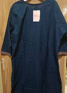 Printed Cotton Kurta Set with Dupatta &amp; Plazzo