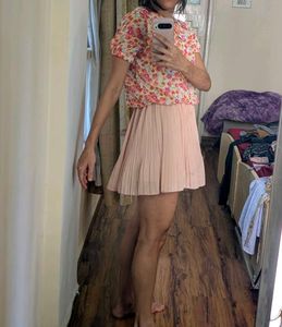 Chic Floral Print Mini Dress