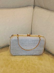 Beaded Fringe Clutch Bag