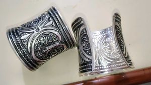 Silver Cuff Bracelets Special For Navratri