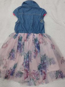 Denim &amp; Floral Dress