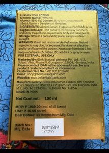 Bellavita Oud Gold Eau De Parfum